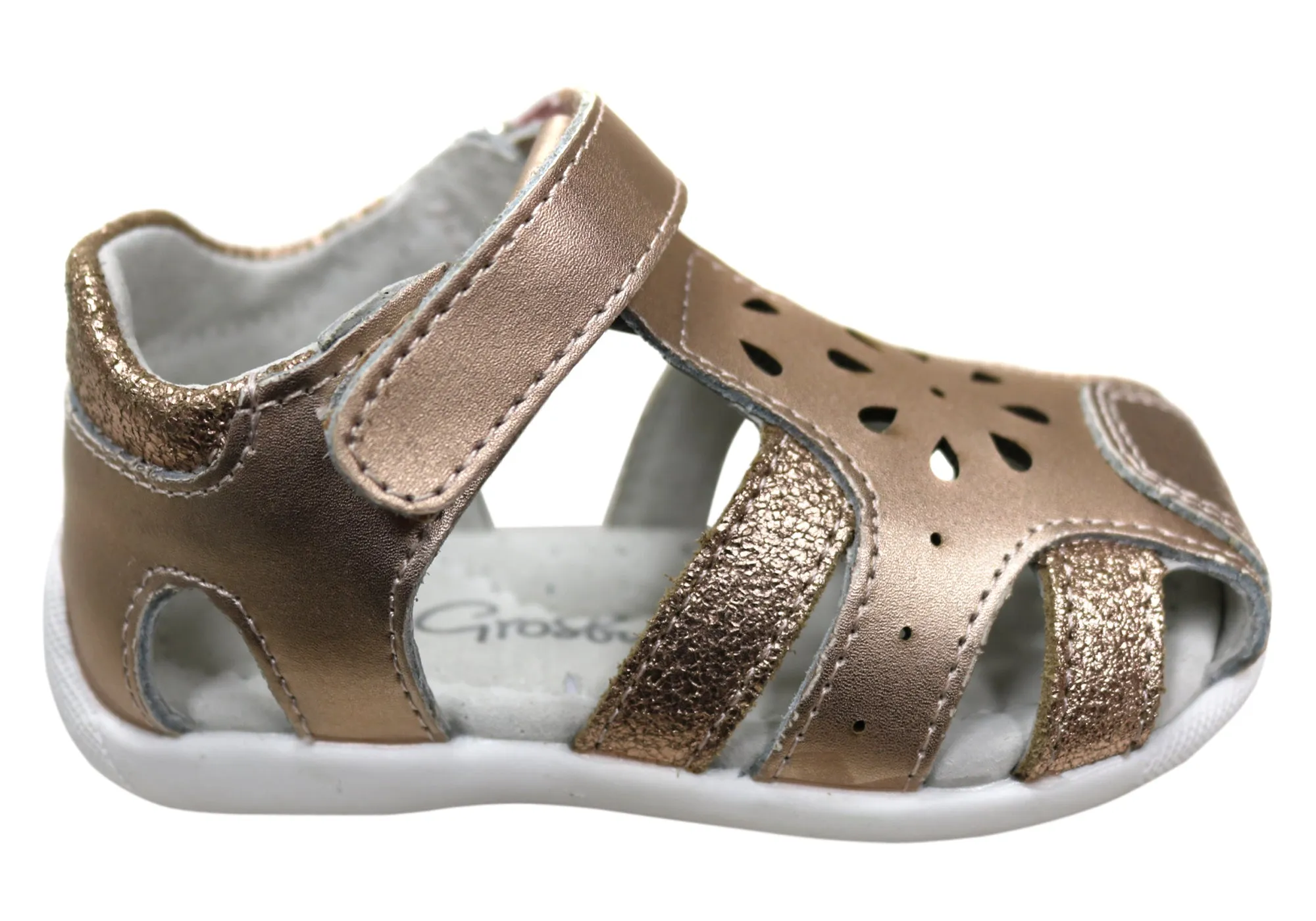 Kids' formal shoes Grosby Alisa Infant Toddler Kids Girls Comfortable Leather Sandals