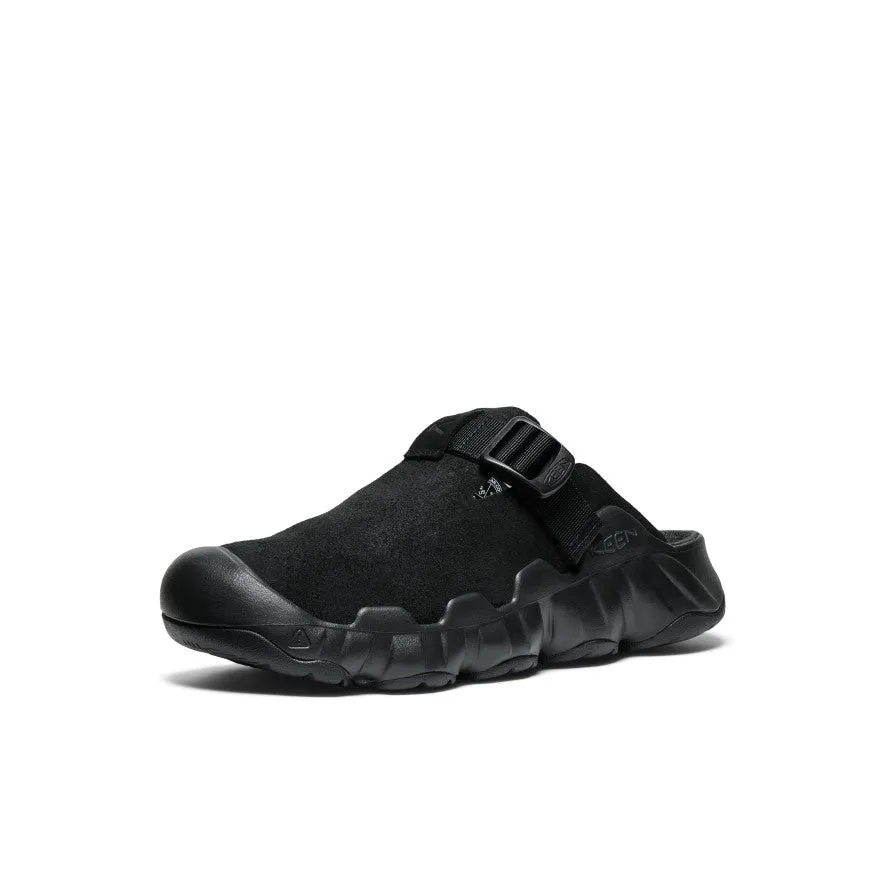 All Day Work Neutral Frame Men's Hyperport Leather Clog  |  Black/Black