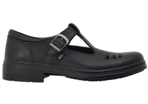 Adjustable - strap kids' shoes Child's clothing ROC Lattice Senior Older Girls/Ladies T Bar School Shoes