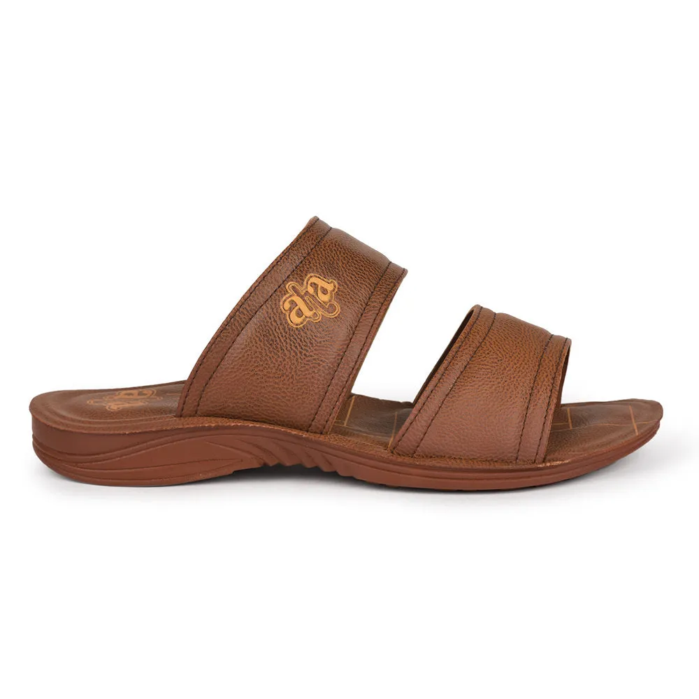 Elite Gathering Retro Style A-HA By Liberty GHD-50 Casual Tan Slipper For Men