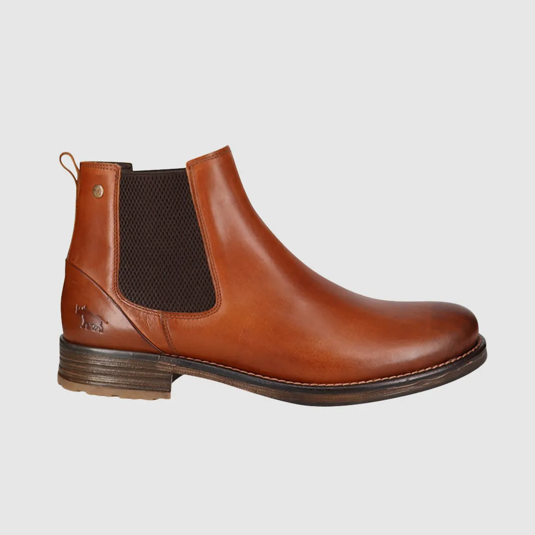 soft feel Sensor Chelsea Boots Tan