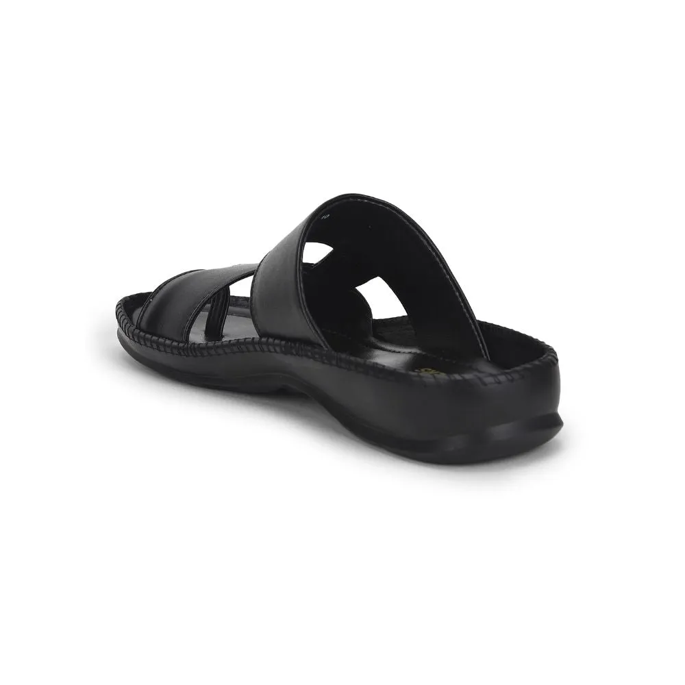 Stretch Fabric Active People Wool Warm Coolers Casual (Black) Slippers For Men Stemer-12 By Liberty