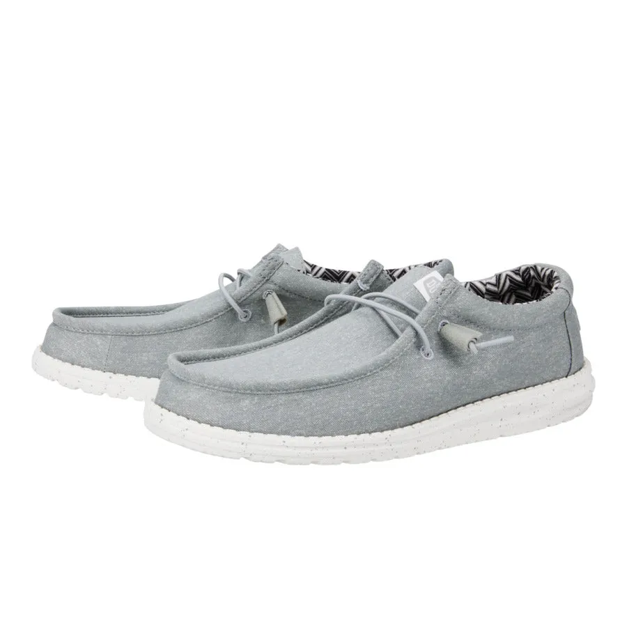 Wally Stretch Canvas Wide - Light Grey Trail Ease Quick Drying Work Commute