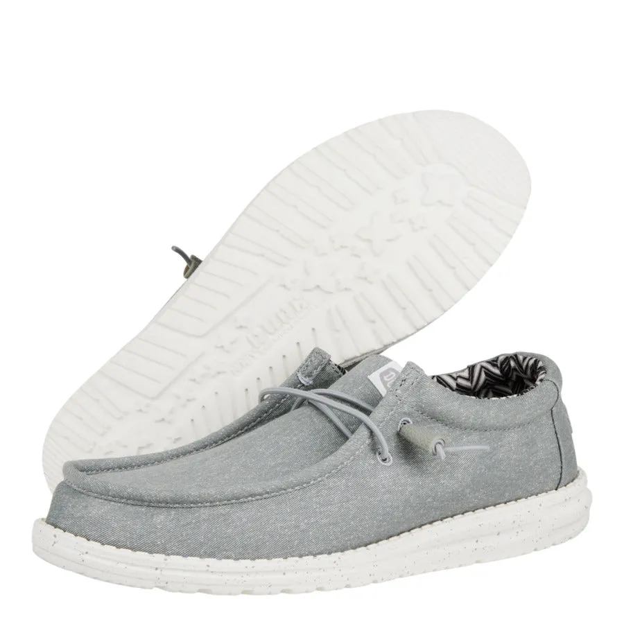 Wally Stretch Canvas Wide - Light Grey Cushioned