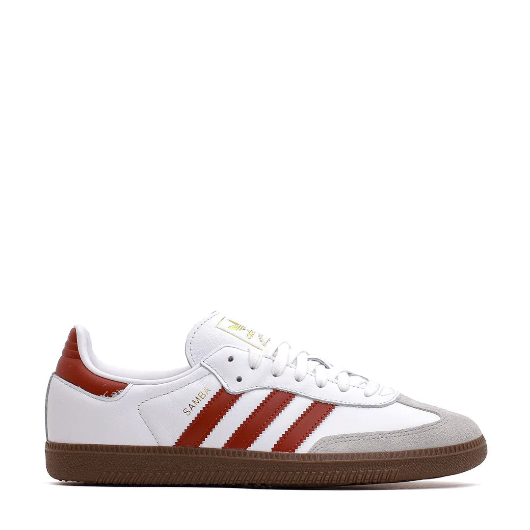 Adidas Men Samba OG White Preloved Ruby JH8798 Coastal vibe Long Walk
