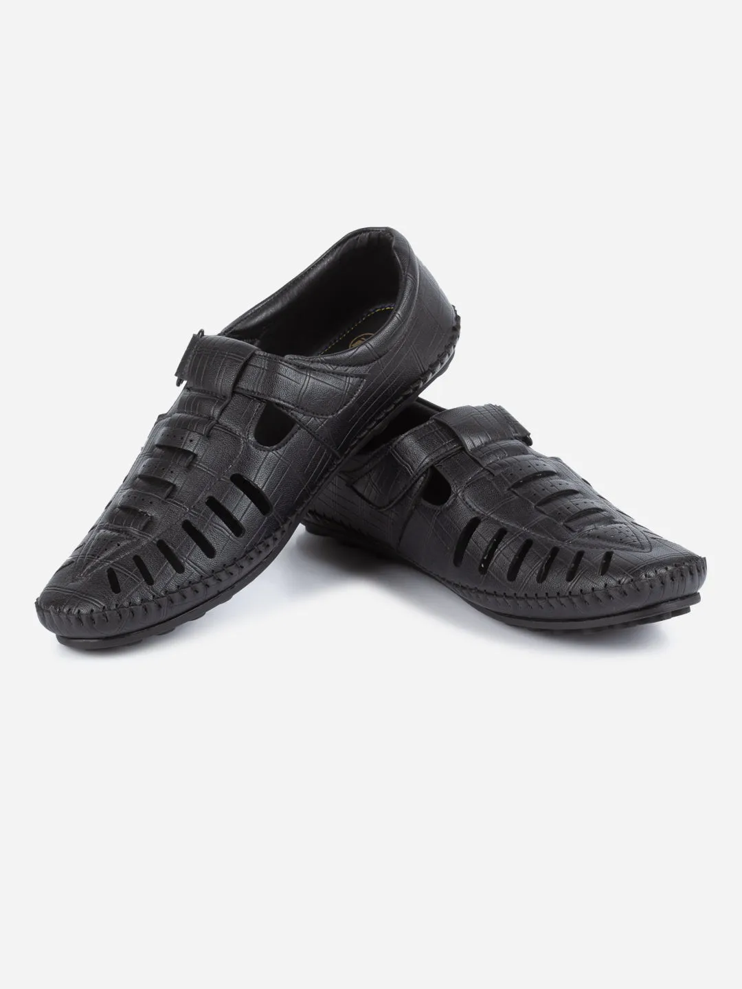 Men's Black Huarache Sandal (IX5014) Lightweight Form Road Trip