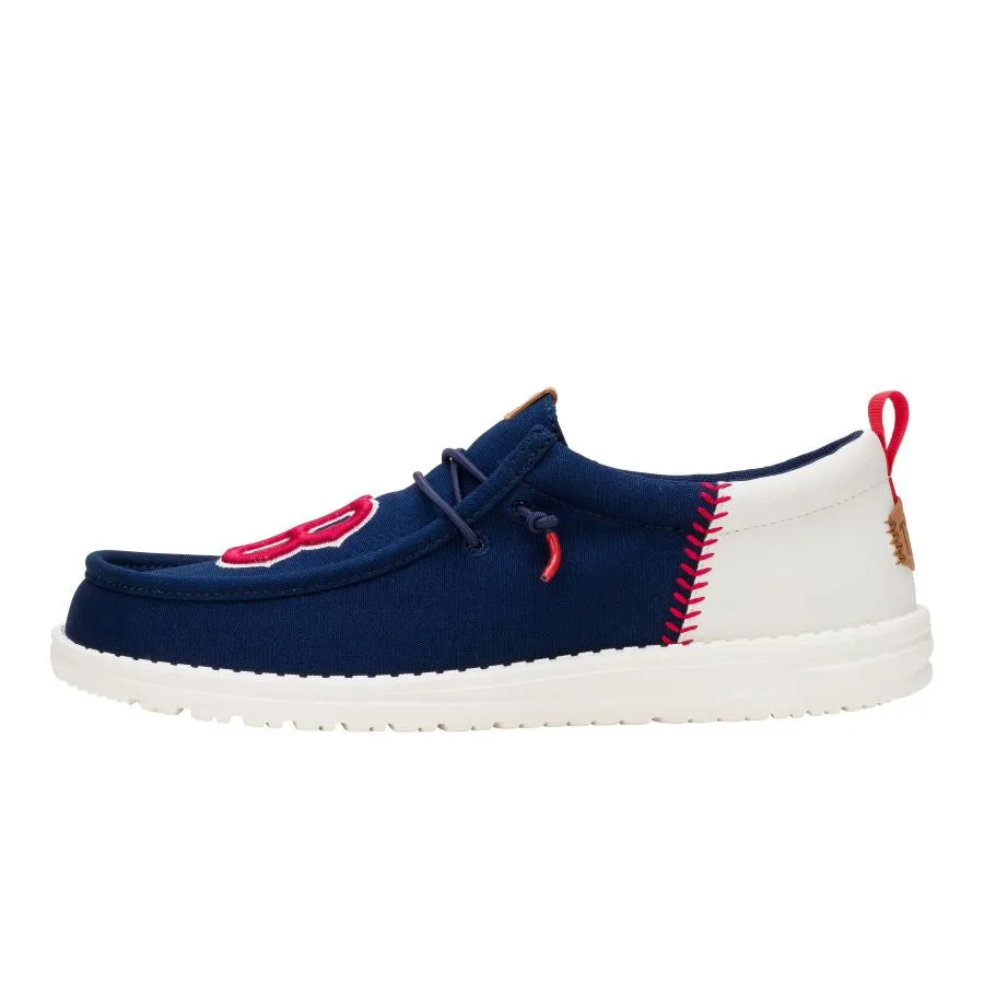 Trend Hot MLB Red Sox??Wally Funk - Red Sox Navy/White
