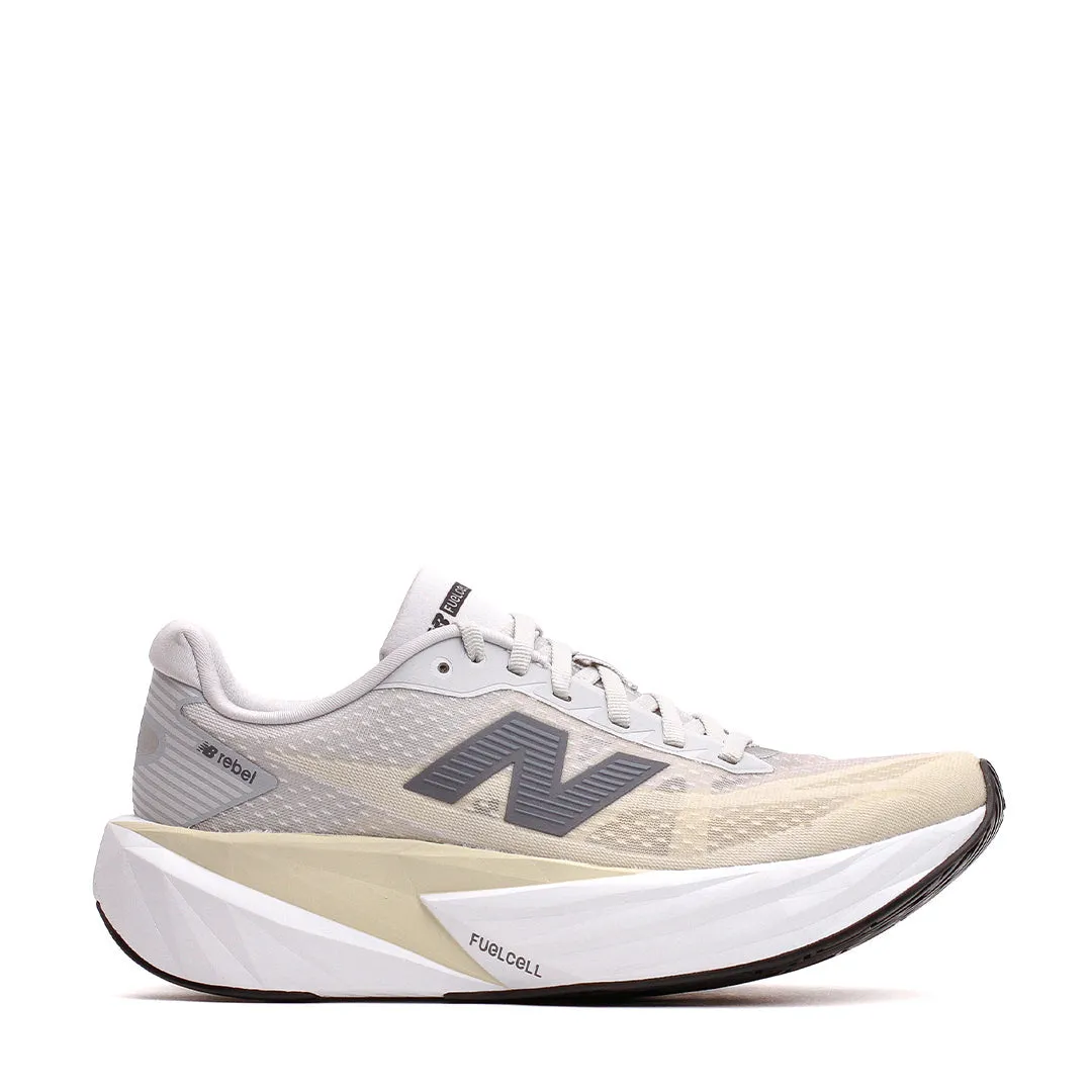 New Balance Women FuelCell Rebel v5 Linen Grey Matter WFCXLX5 Brave Walk