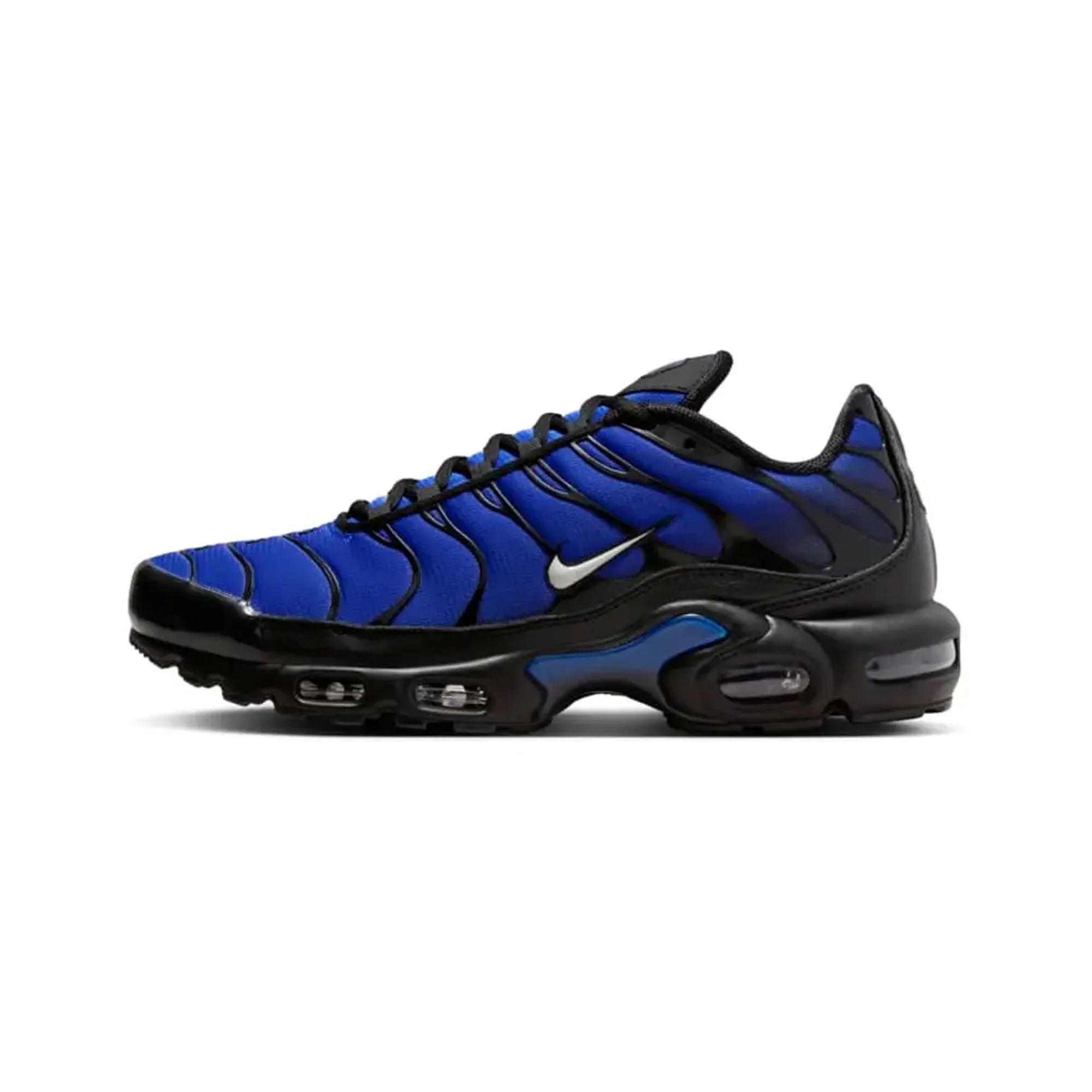 Flexibility Feature Kick Power Nike Air Max Plus TN Premium 'Black Racer Blue' (2024)