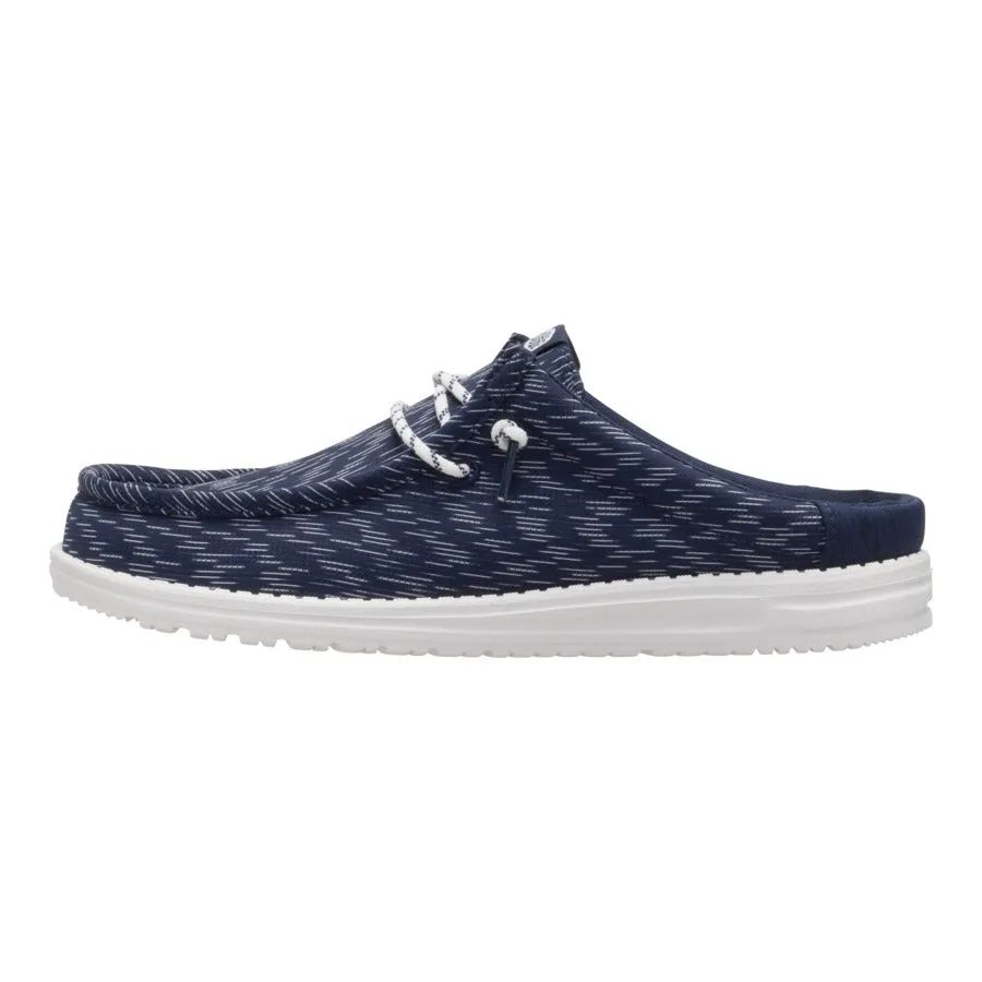 Wally Slip Jersey Jacquard - Navy Blazer/White Dance Fit Modern
