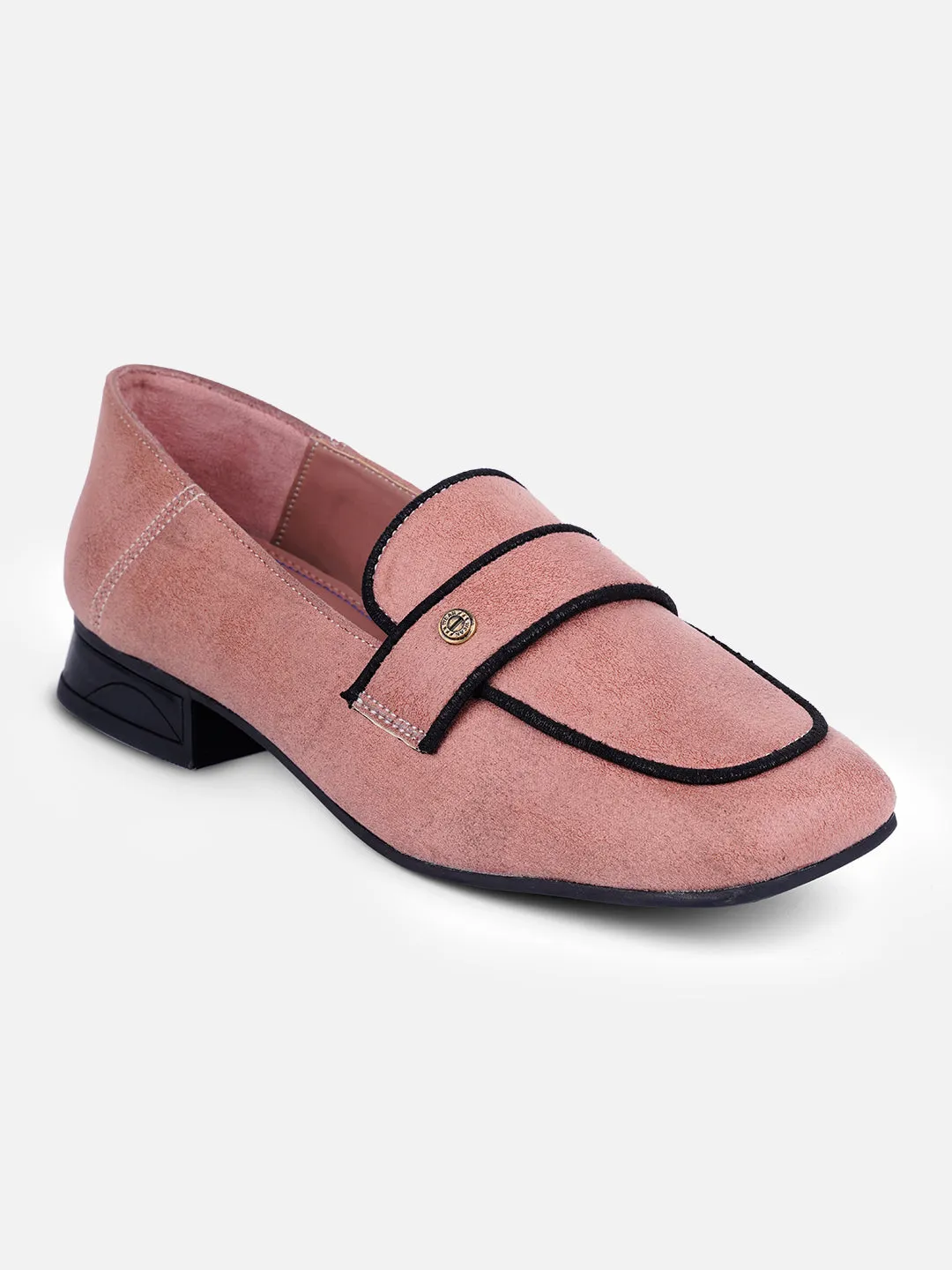 Women's Pink Casual Slip On (IU2010) Foot Control Earth Brown