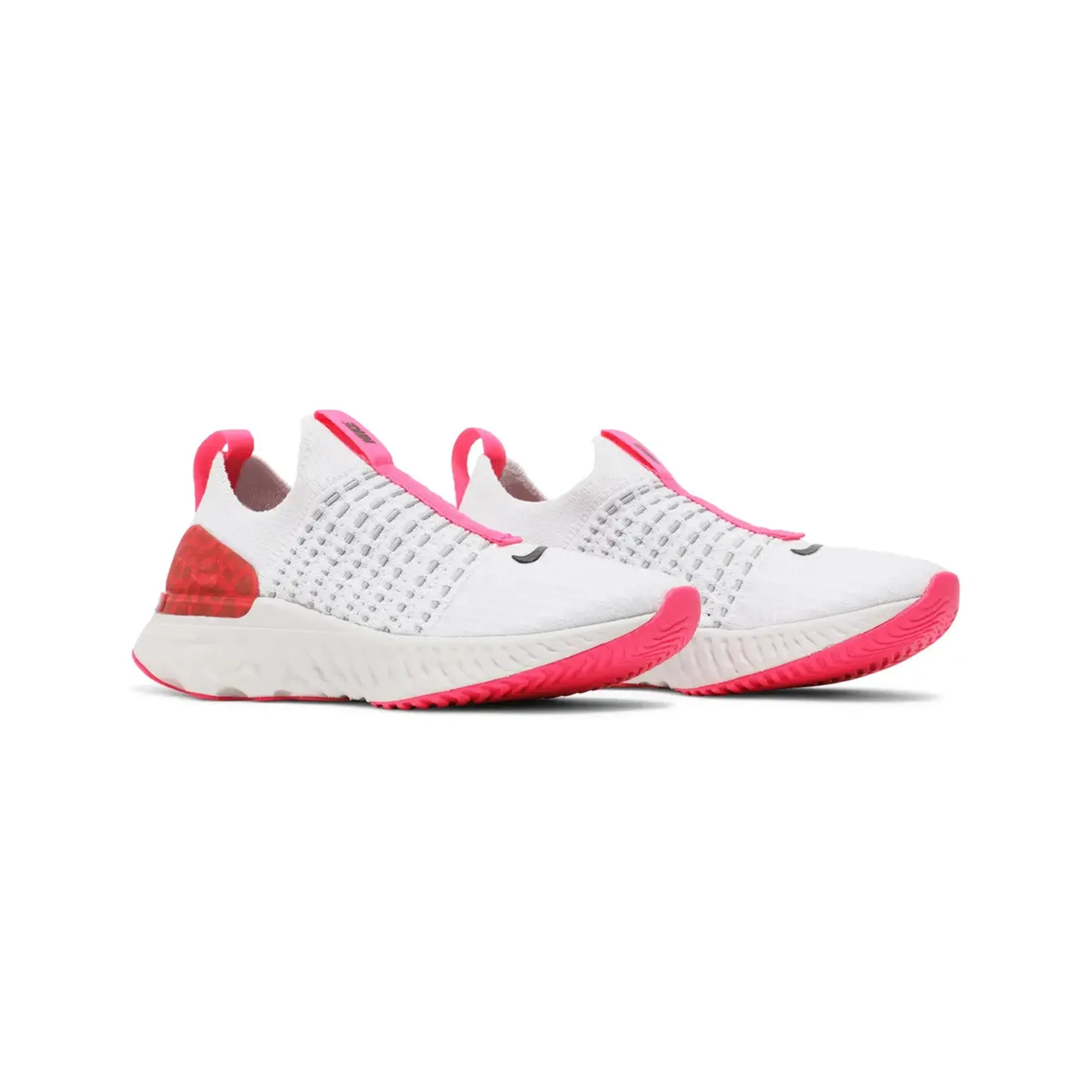 Buckle Fit Heel Safe Nike React Phantom Run Flyknit 2 'Platinum Tint Hyper Pink' W (2021)