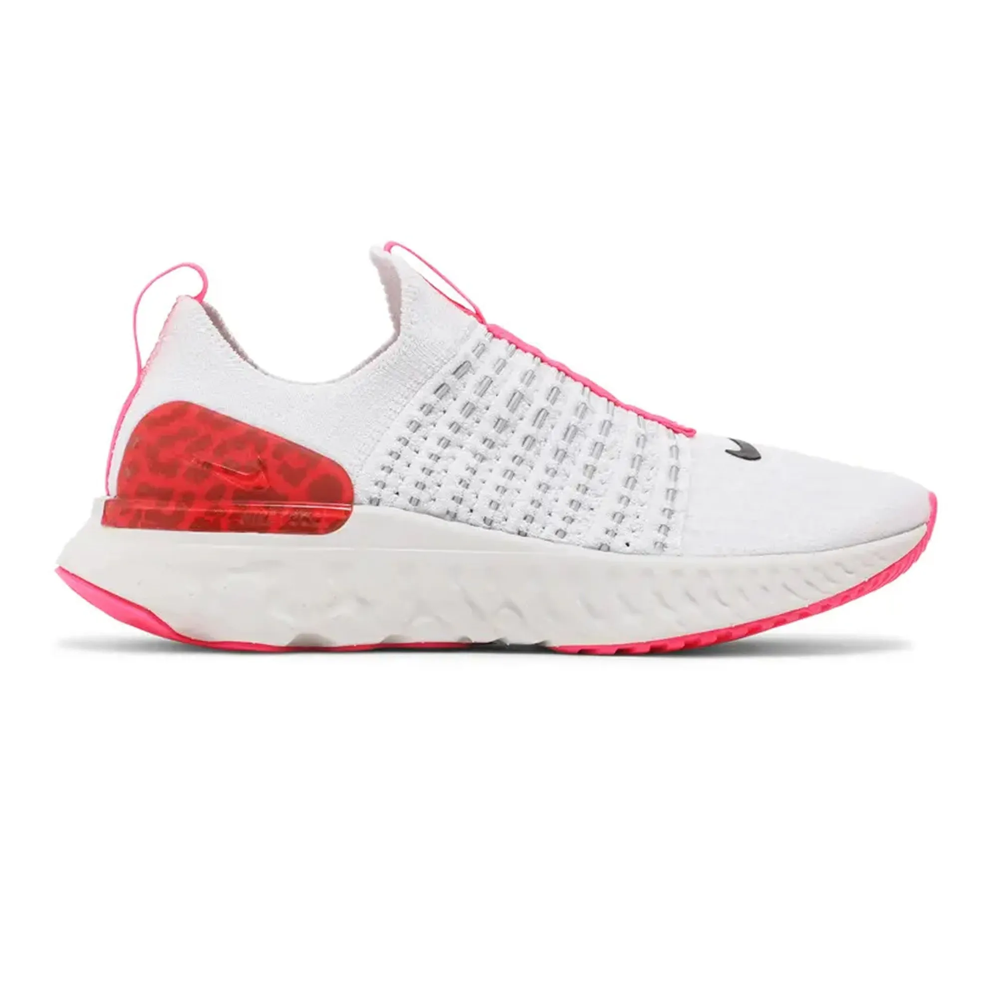 Nike React Phantom Run Flyknit 2 'Platinum Tint Hyper Pink' W (2021) Jungle Path Ergonomic Design
