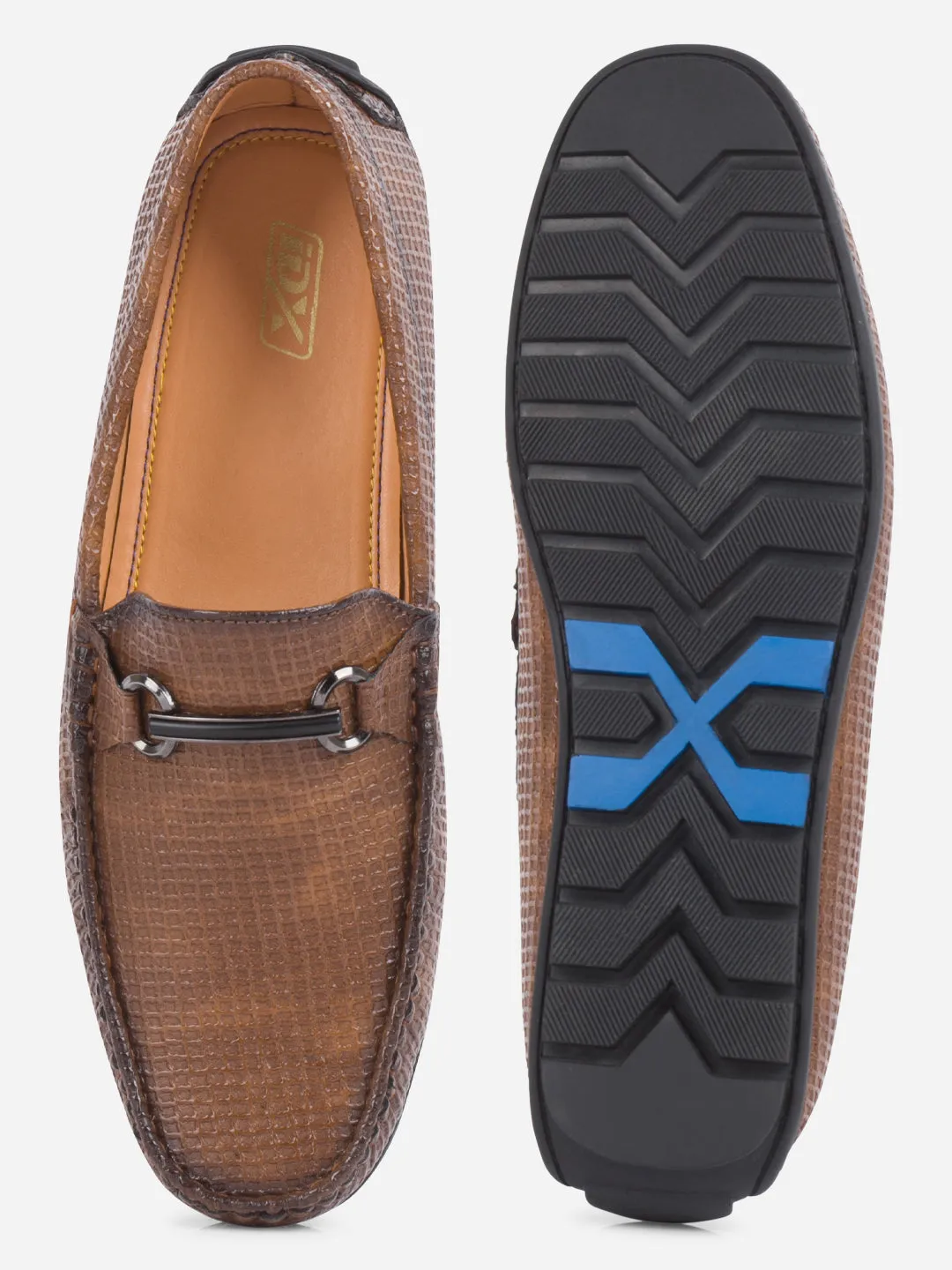 Men's Tan Moc Toe Casual Loafer (IX4108) Beach Vibe Daily Walk