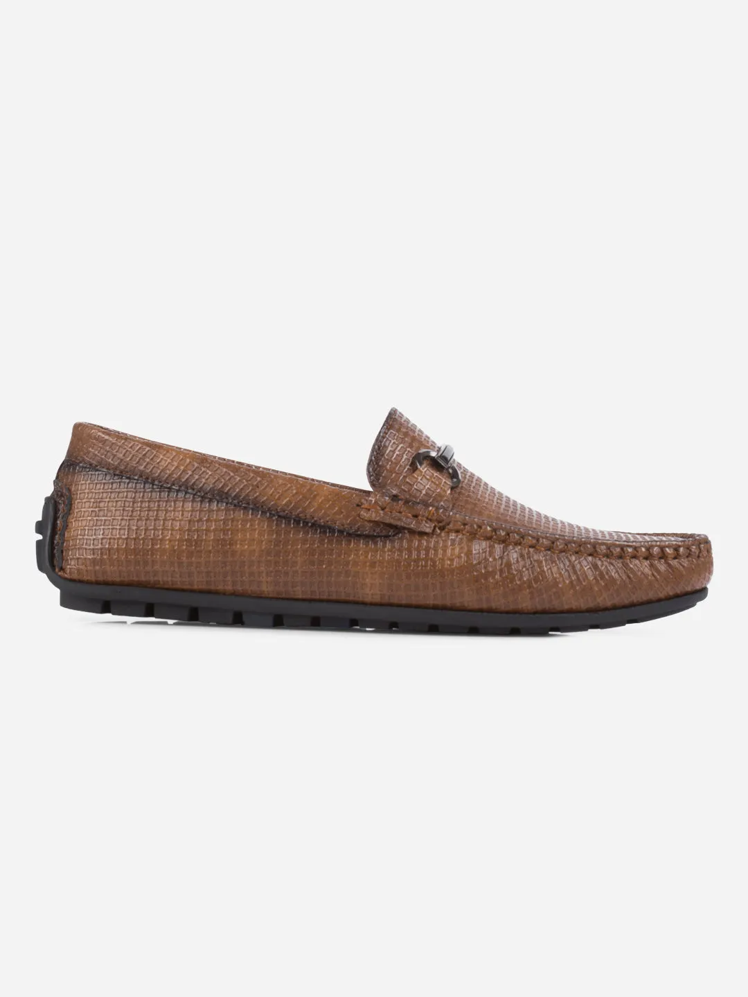 Strong Step Men's Tan Moc Toe Casual Loafer (IX4108)
