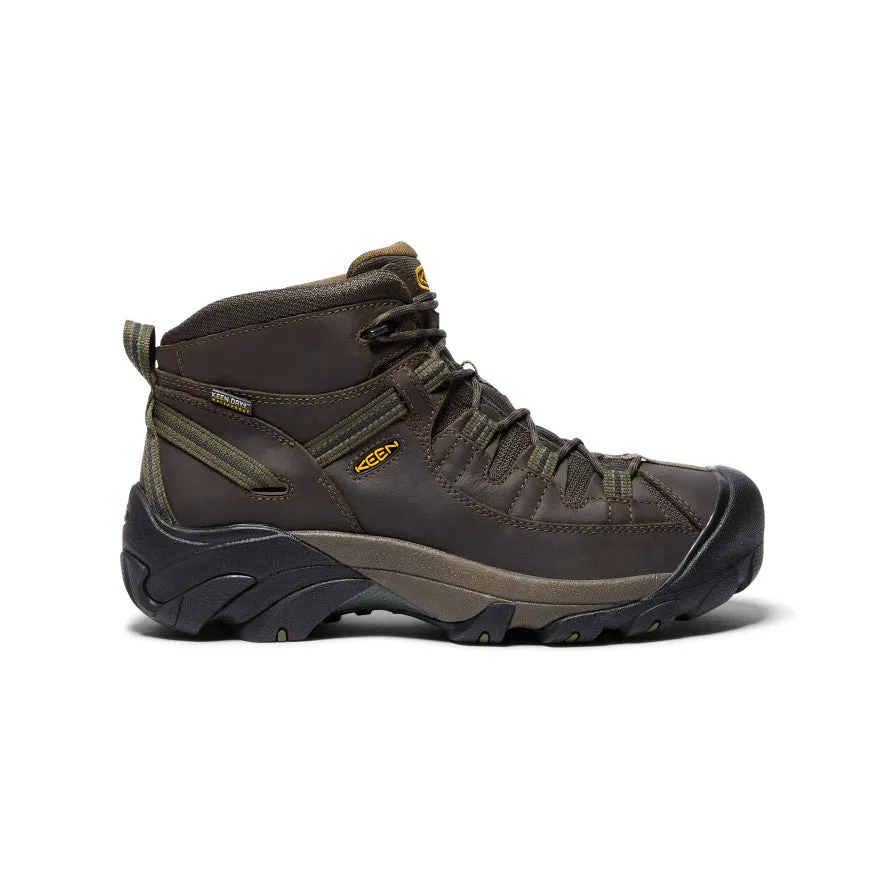 Water Edge Kids Fun Men's Targhee II Waterproof Mid Wide  |  Canteen/Dark Olive