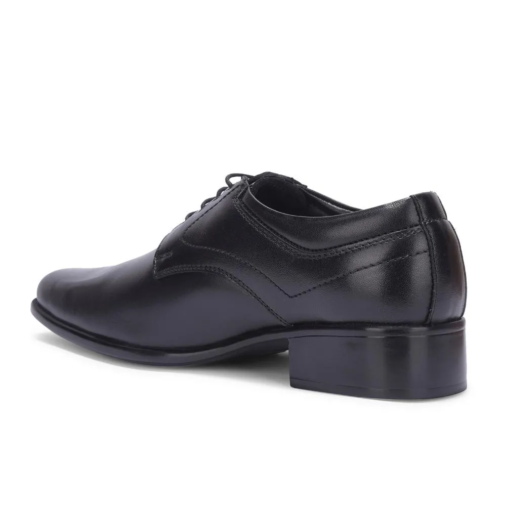 Understated Fortune By Liberty Men HIL-3 Black Formal Lacing Derby Shoes