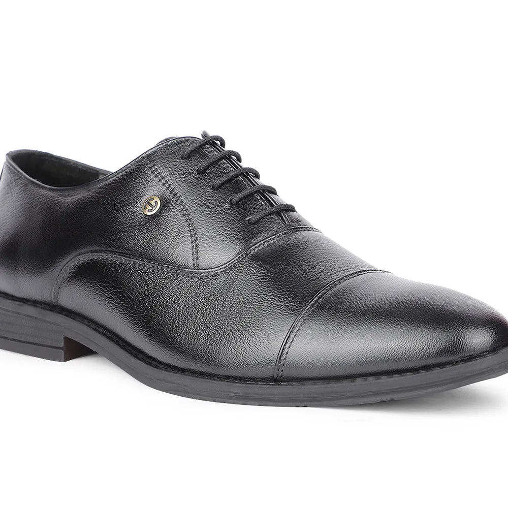 Healers Formal Black Lacing Derby Shoes For Men S201-04 By Liberty Fine Work Comfortable Walk