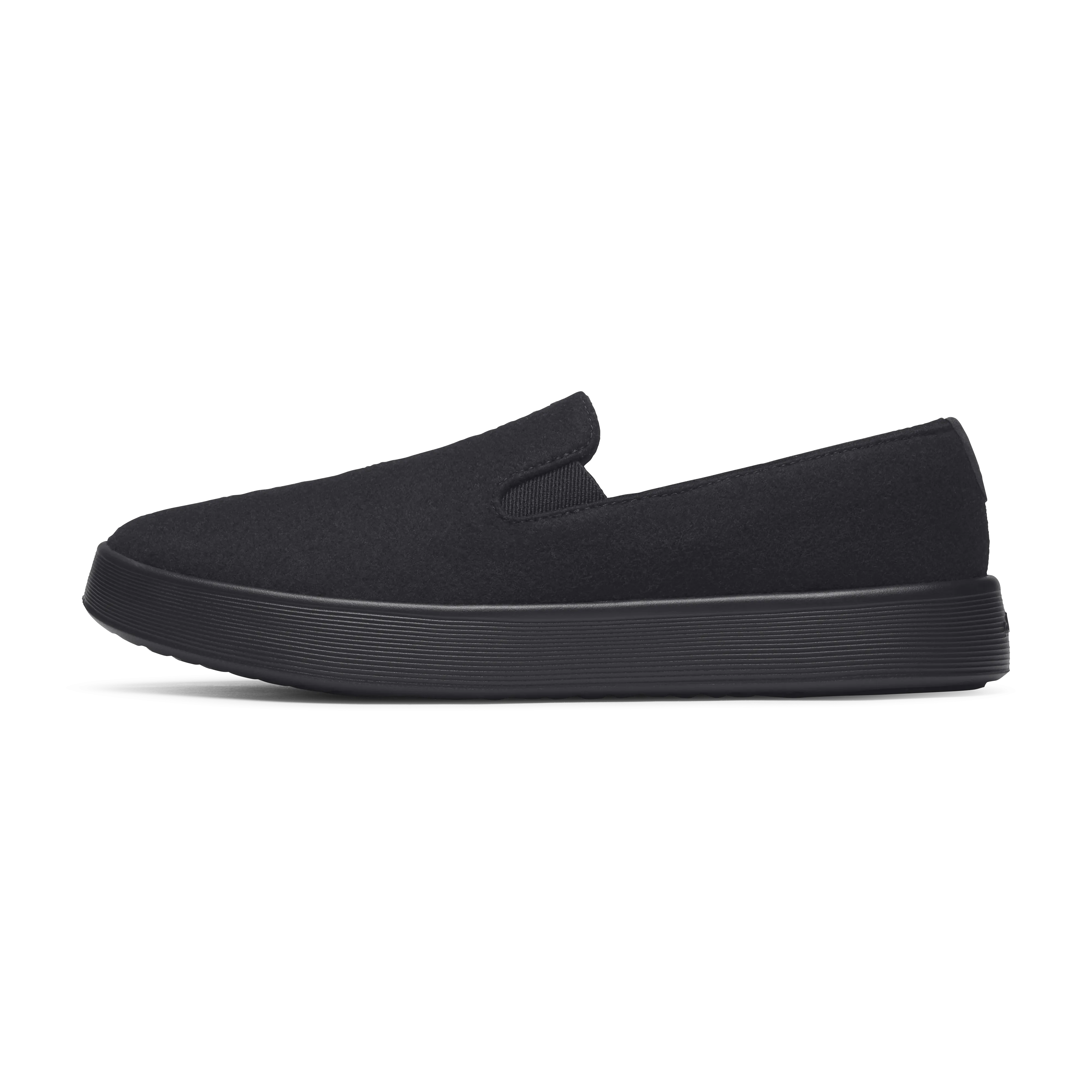 Women's Wool Cruiser Slip On - Natural Black (Natural Black Sole) Easygoing Style