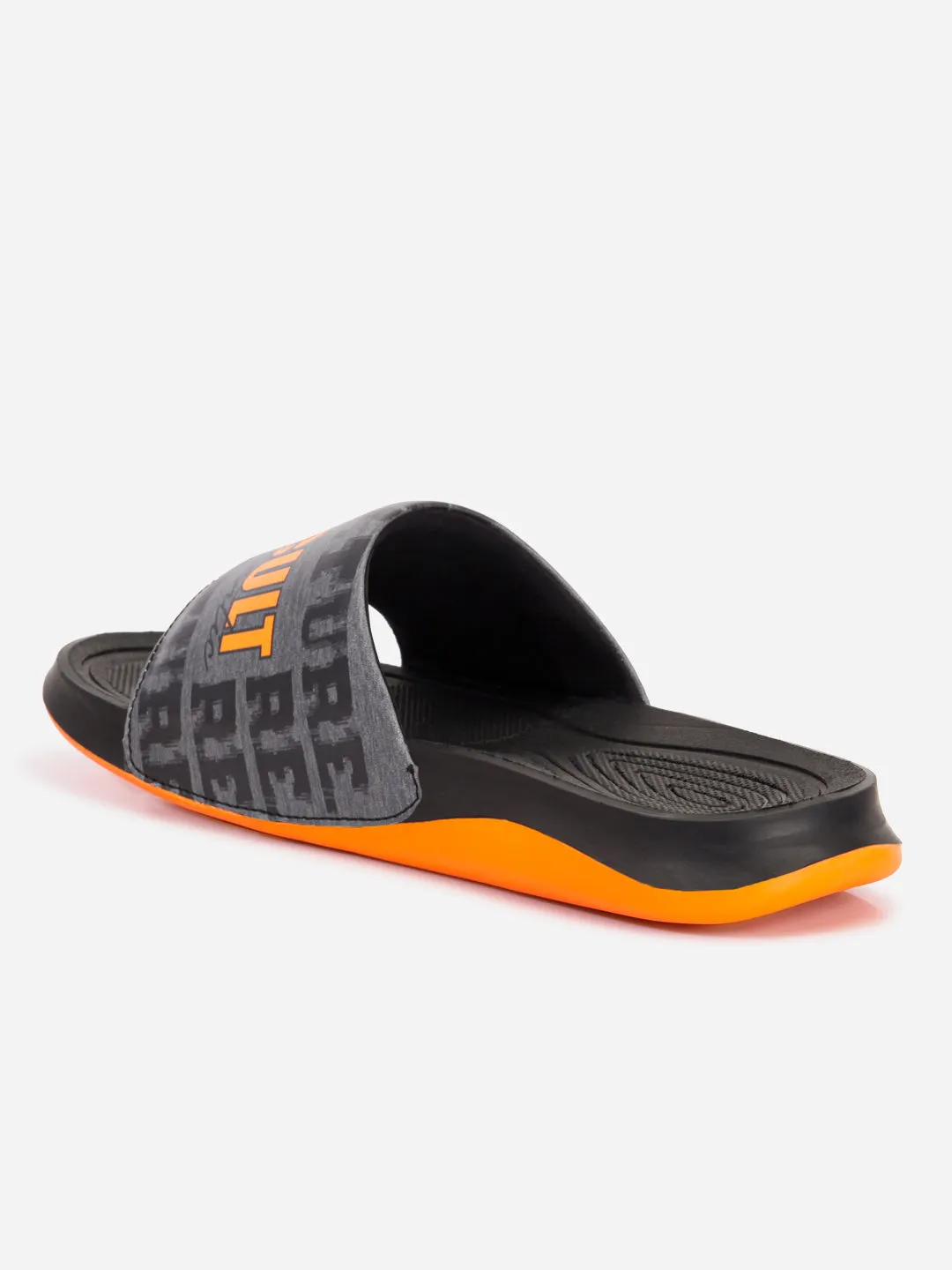 Men's Active Graphic Grey Slider (ID5205) Comfortable Wear Sky View