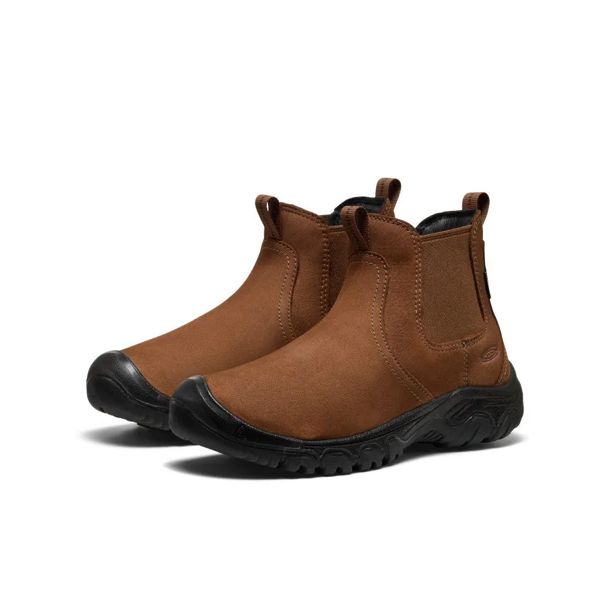 Toe box space EnergyReturn Women's Greta II Waterproof Chelsea  |  Bison/Black