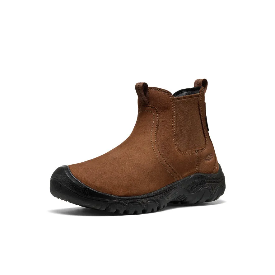 Women's Greta II Waterproof Chelsea  |  Bison/Black Slide Into Comfort Molded Midsole