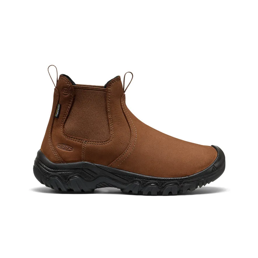 Women's Greta II Waterproof Chelsea  |  Bison/Black Trend-setting High Endurance