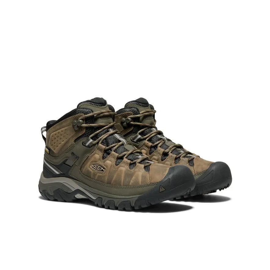 All Day Rainy Day Easy Wear Men's Targhee III Waterproof Mid  |  Bungee Cord/Black