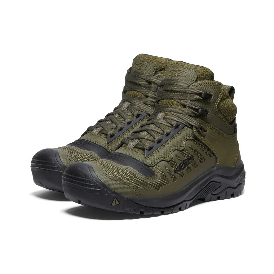 Cozy Foot Men's Reno Waterproof Mid (Soft Toe)  |  Dark Olive/Black