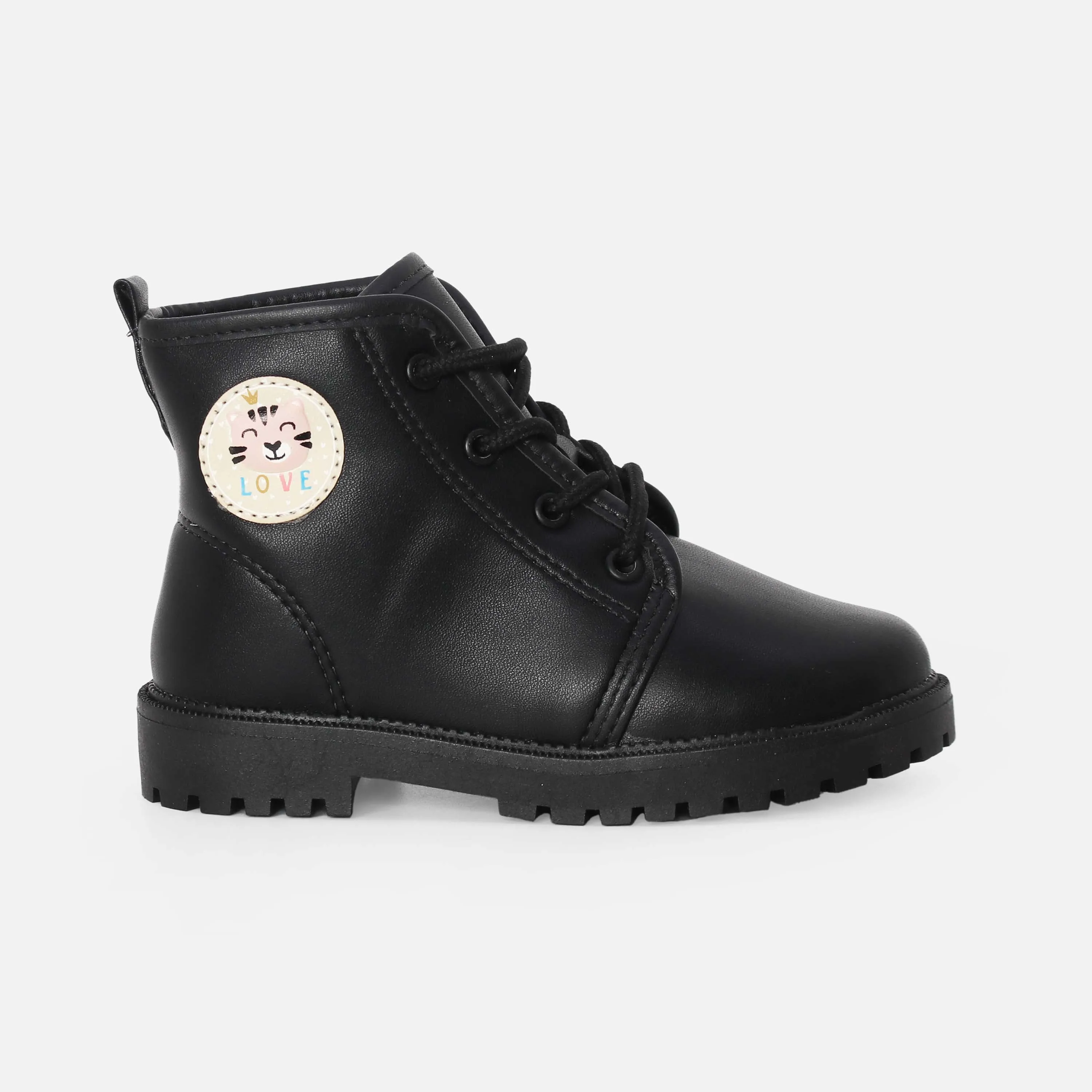 GIRLS CASUAL LACE-UP BOOTS Cushioned Sole Rodeo Event