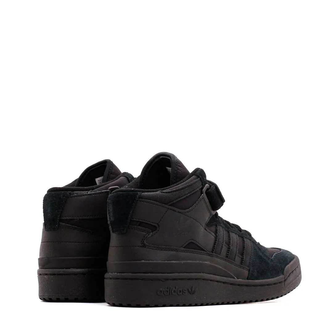 Power Base Abrasion resistant Adidas Originals Women Forum Bonega Mid Black GY9517