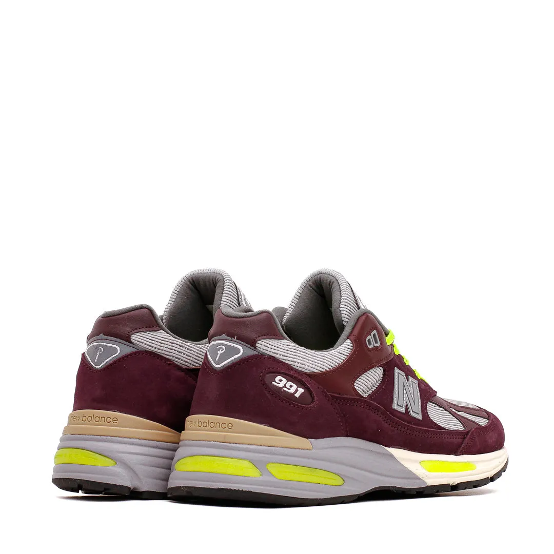 Comfort Bend New Balance Unisex x Patta 991v2 Pickled Beet Made In UK U991PD2