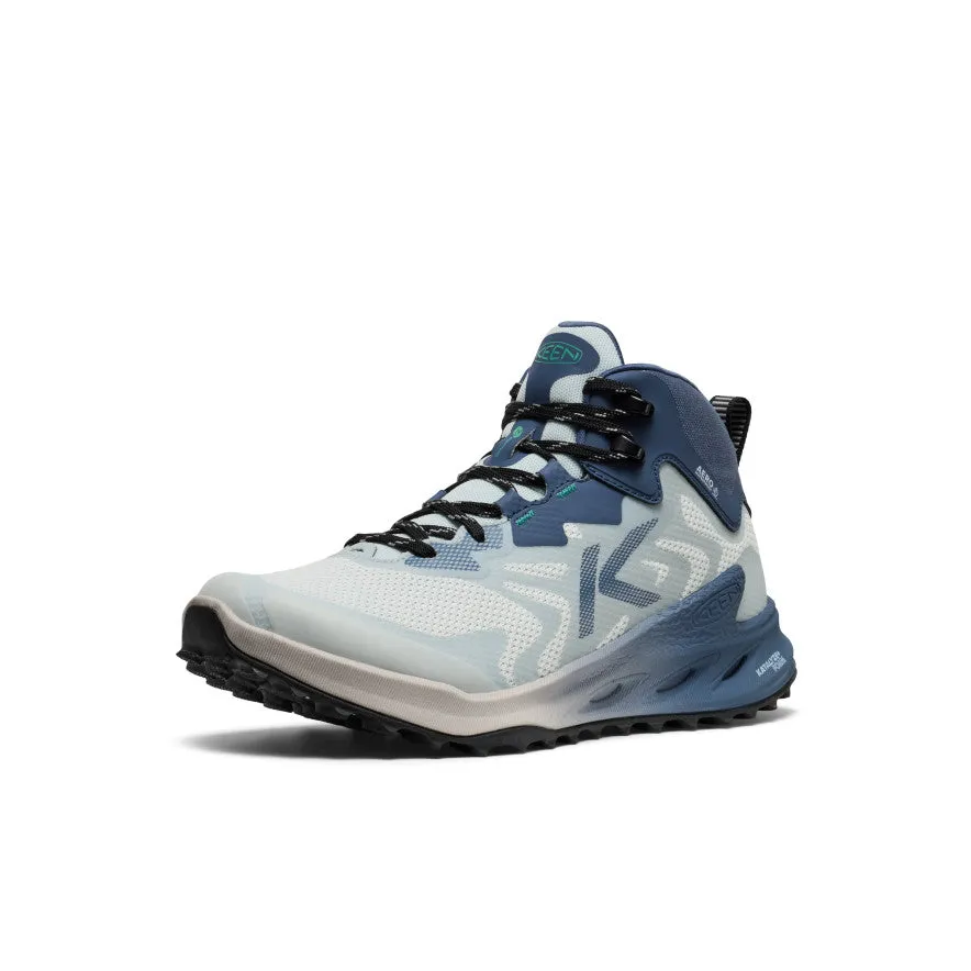 Custom Fit Slip Resistant Layer Women's Zionic NXT Waterproof Hiking Boot  |  Ballad Blue/Winter Green