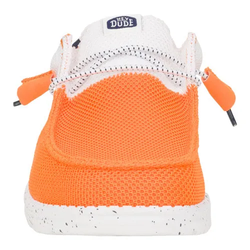 Skin Soft Wally Tri Varsity Mesh - Orange/White