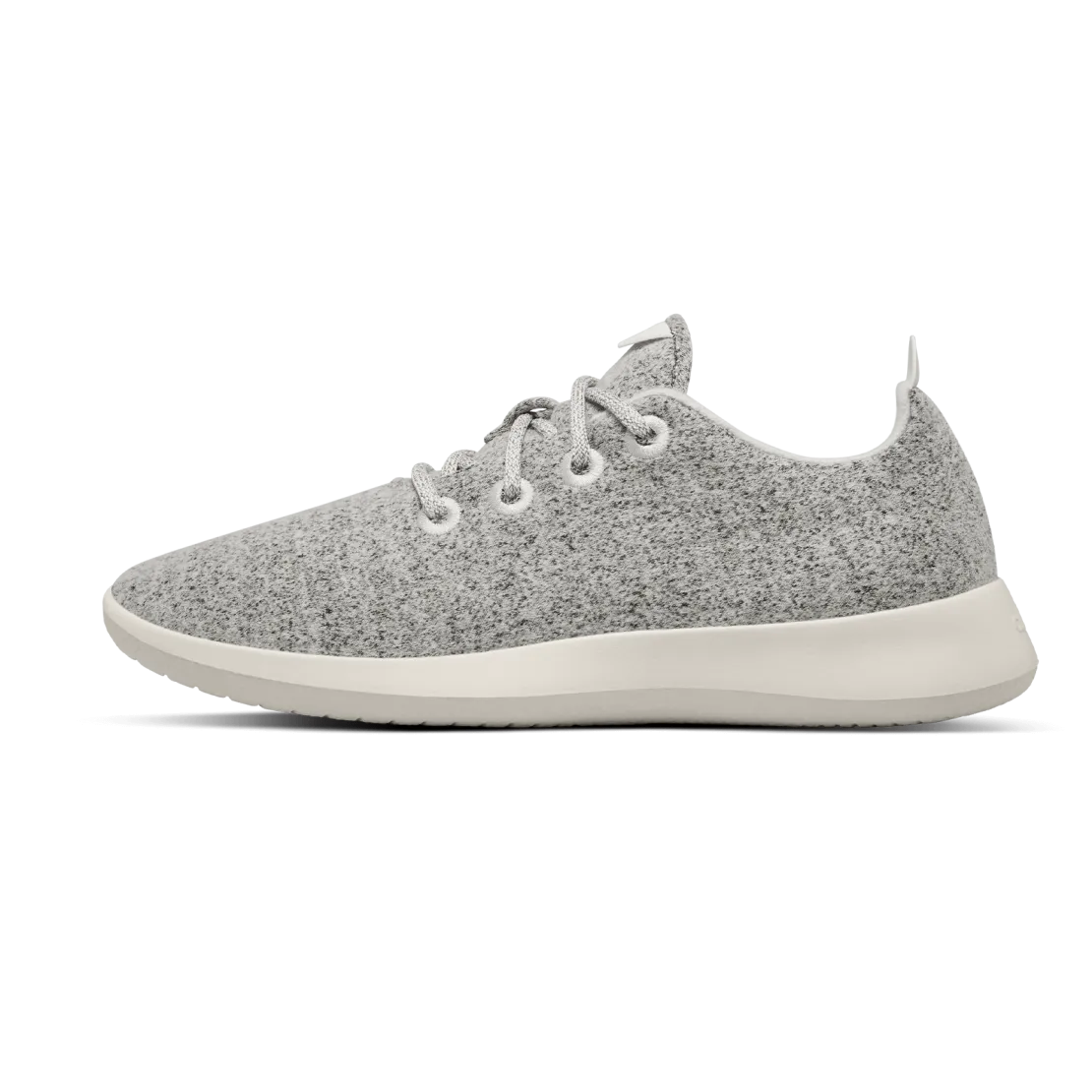 Women's Wool Runner - Dapple Grey (Cream Sole) Stretchable Upper Vegan Material