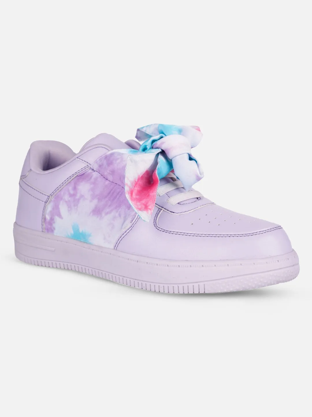 Women's Lilac Fashion Sneakers (IU1016) Advanced Traction Pattern Slip Resistant Sole