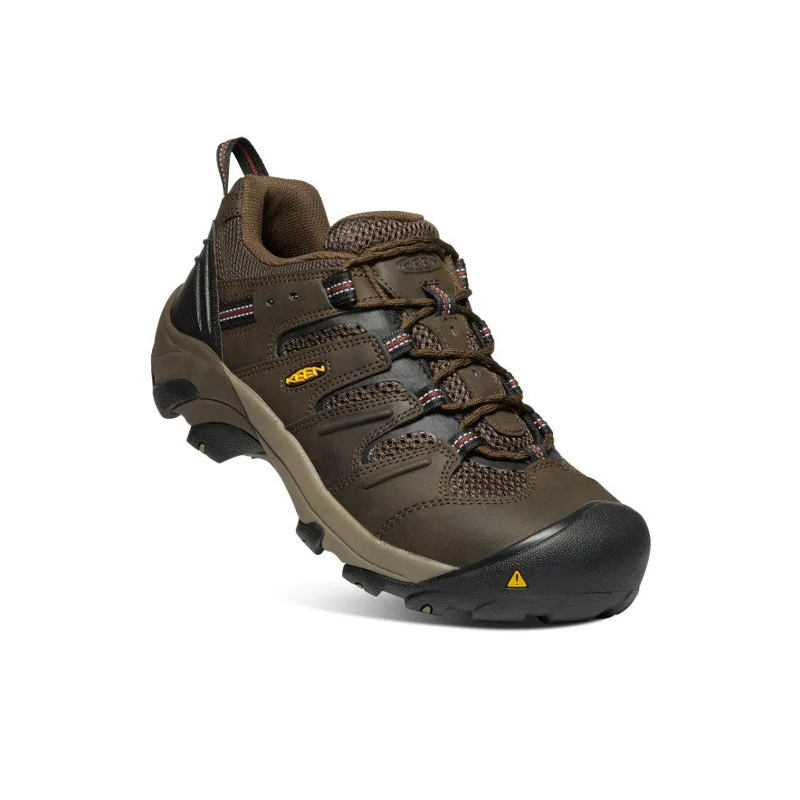 Men's Lansing Low (Steel Toe)  |  Cascade Brown/Fired Brick Road Suitable Zip Up