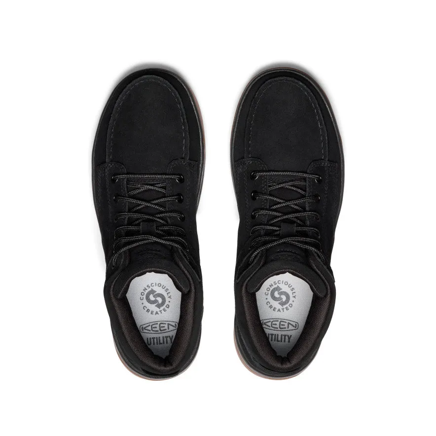Men's Gibson Boot (Soft Toe)  |  Black/Gum Simple Fit Shoes Comforted Walk