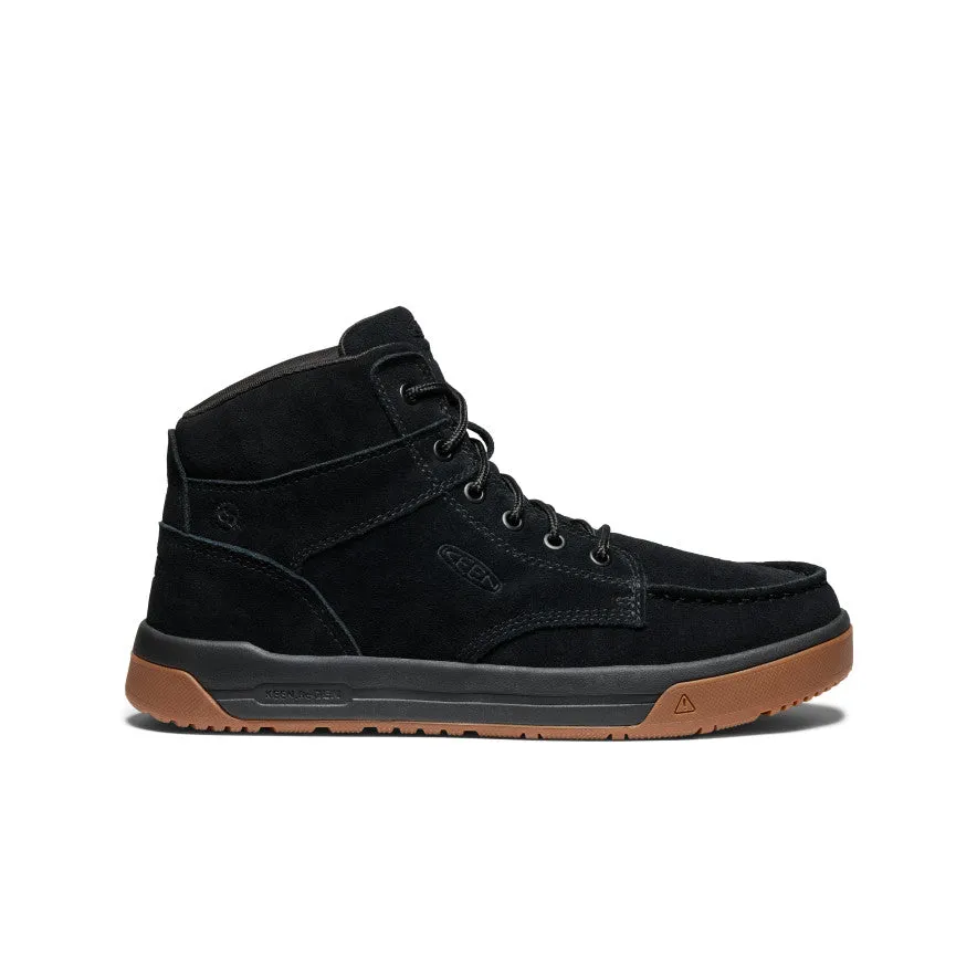 Men's Gibson Boot (Soft Toe)  |  Black/Gum Step Into Comfort Premium Material