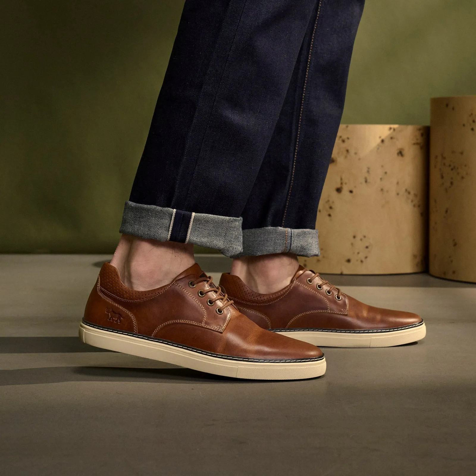 Border Casual Shoes Tan Street Vibes