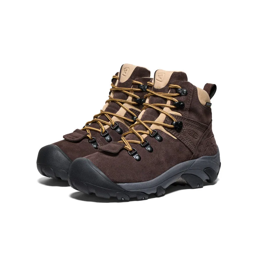 Women's Pyrenees Waterproof Hiking Boot x Mountain Research  |  Mountain Research Brown Party Mood Injury Safe