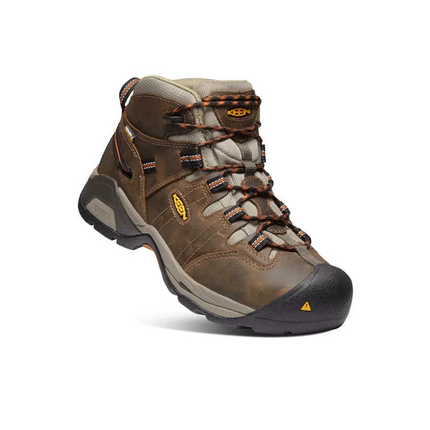 Quality craftsmanship Light Walk Men's Detroit XT Waterproof Boot (Soft Toe)  |  Black Olive/Leather Brown