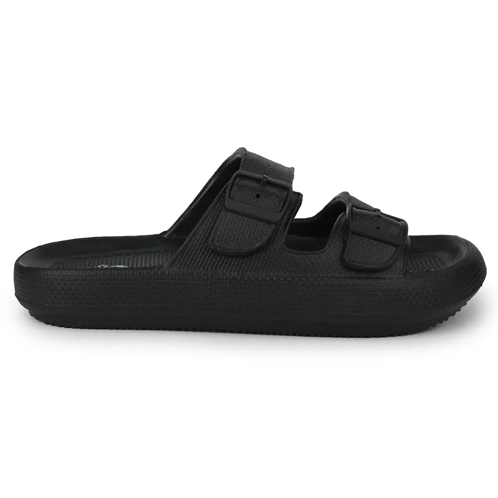 A-HA Black Casual Sandal For Men GMF-07E By Liberty Arch Care