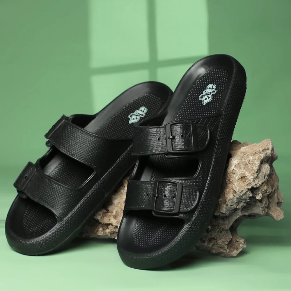 A-HA Black Casual Sandal For Men GMF-07E By Liberty Executive Look