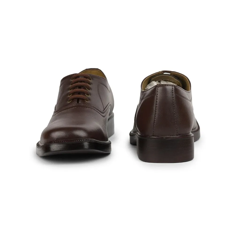Fortune (Brown) Formal Lace Up Shoes For Men 7139-02 By Liberty Style Shade Refined Finish