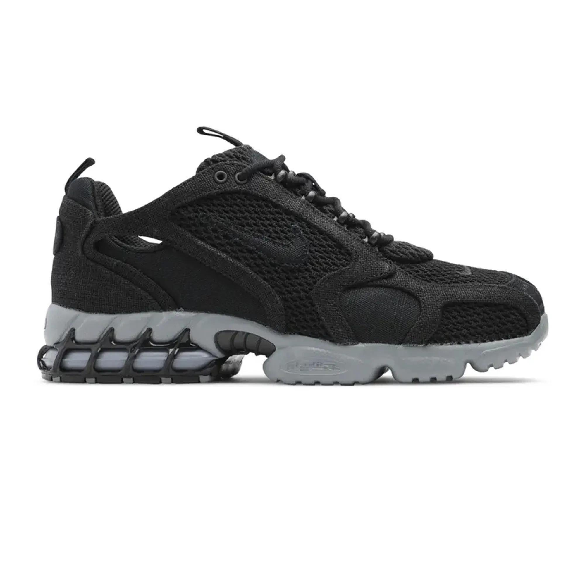 Nike Air Zoom Spiridon Cage 2 x Stussy - Black Sweat Resistant Urban Stroll