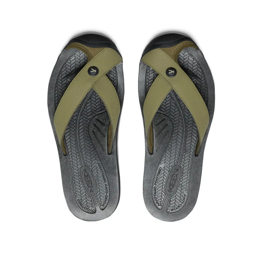 Sport Fit Men's Barbados Flip-Flop  |  Martini Olive/Black