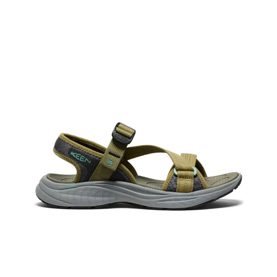 Chase Hike Hill Climb Women's Leiki Open-Toe Sandal  |  Martini Olive/Granite Green