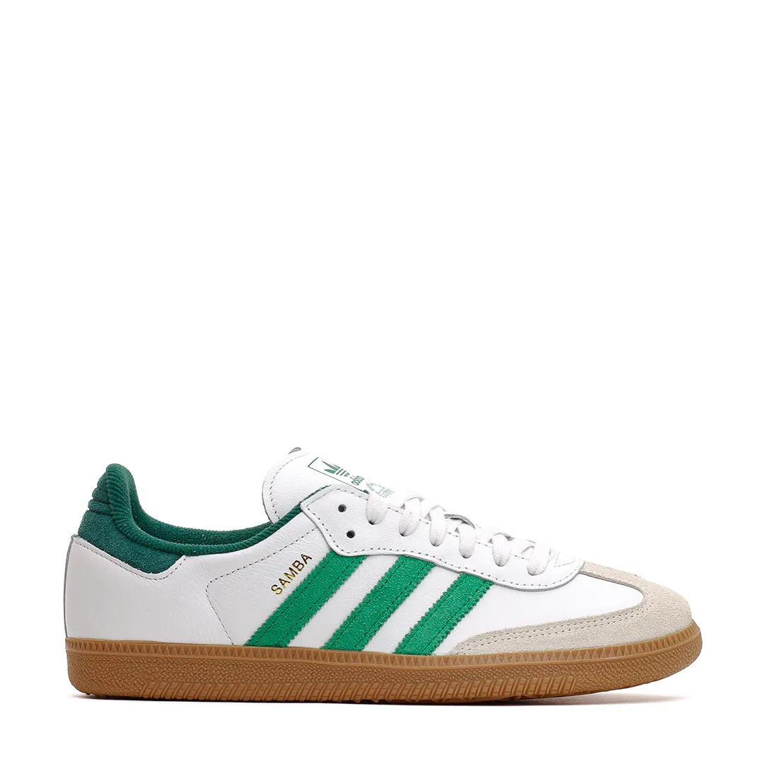 Adidas Men Samba OG White Collegiate Green JI3202 Move Light