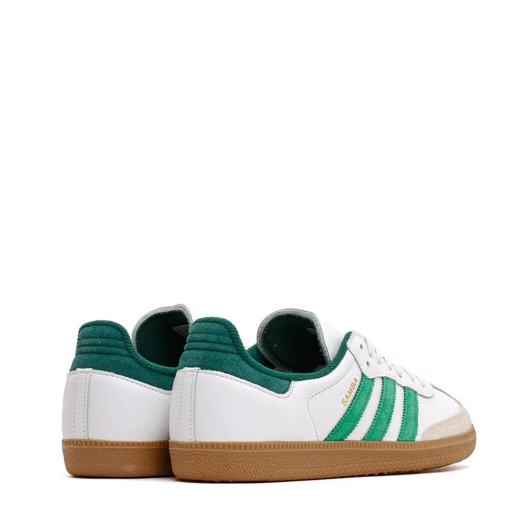 Dream Walk Padded collar Adidas Men Samba OG White Collegiate Green JI3202